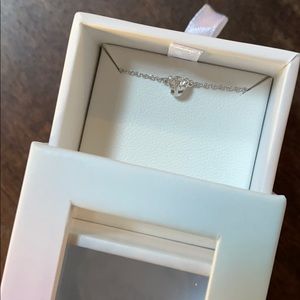 Lightbox 1/4 Carat Diamond Stone Silver Necklace